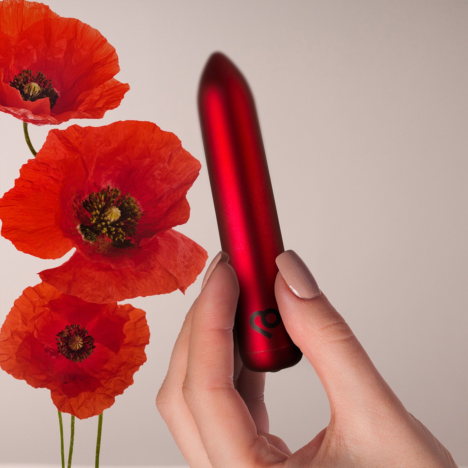 Rocks-Off – Wiederaufladbarer Bullet-Vibrator – Mohnrot