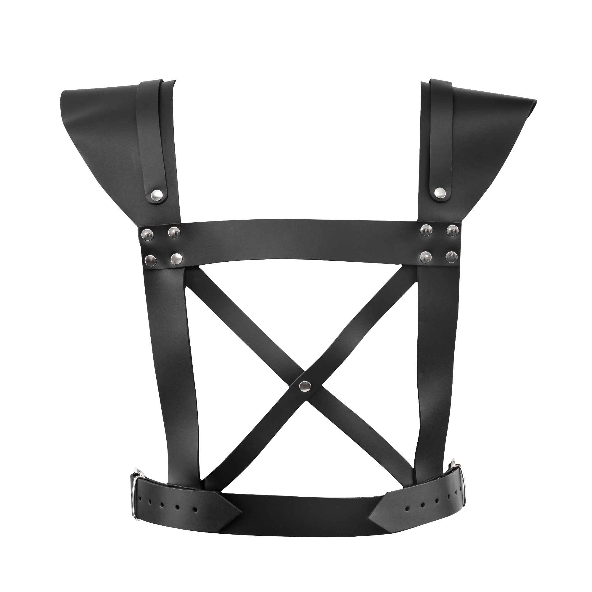 5: Rimba Bondage Play – Leder-Brustharness – Schwarz