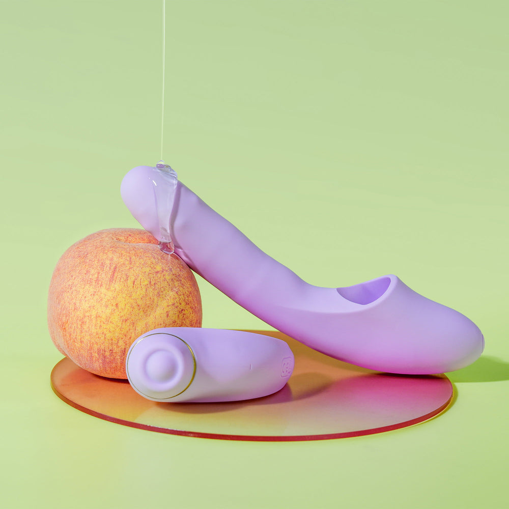 SVAKOM DuoGlow – Thrusting Perlenvibrator mit Pulsating Stimulator – Lila