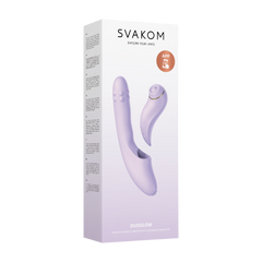 SVAKOM DuoGlow – Thrusting Perlenvibrator mit Pulsating Stimulator – Lila