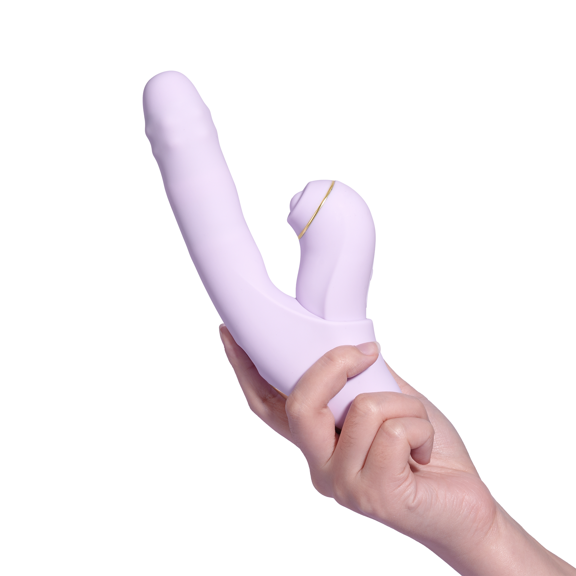 SVAKOM DuoGlow – Thrusting Perlenvibrator mit Pulsating Stimulator – Lila