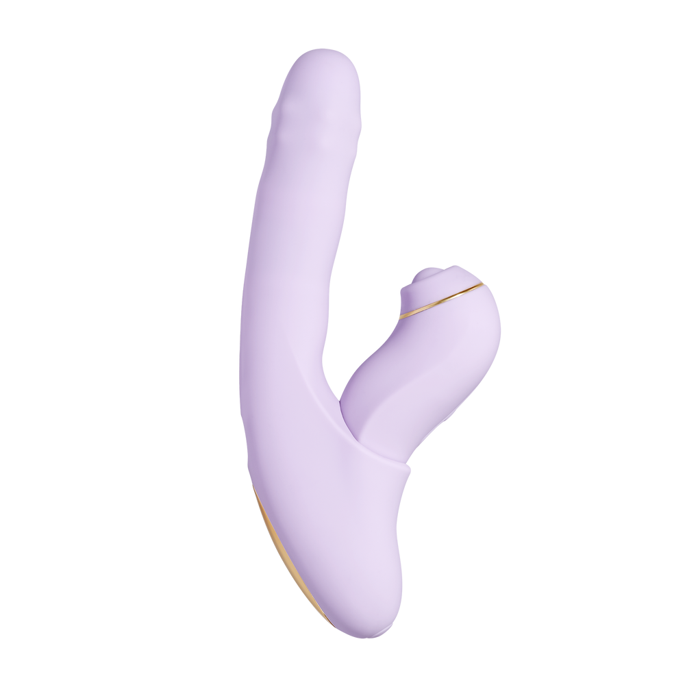 SVAKOM DuoGlow – Thrusting Perlenvibrator mit Pulsating Stimulator – Lila