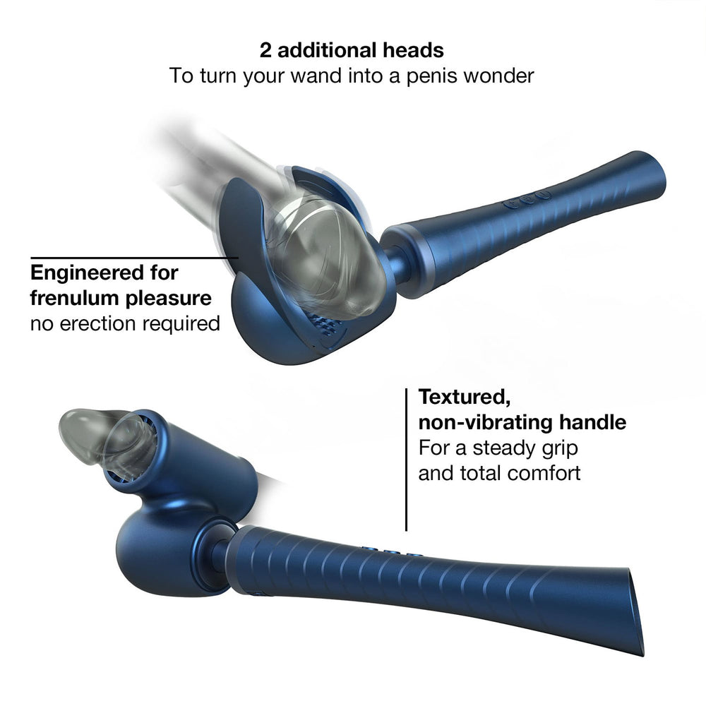 MANWAN - Man.Wand Edgy - Zauberstab-Vibrator - Stellar Blue