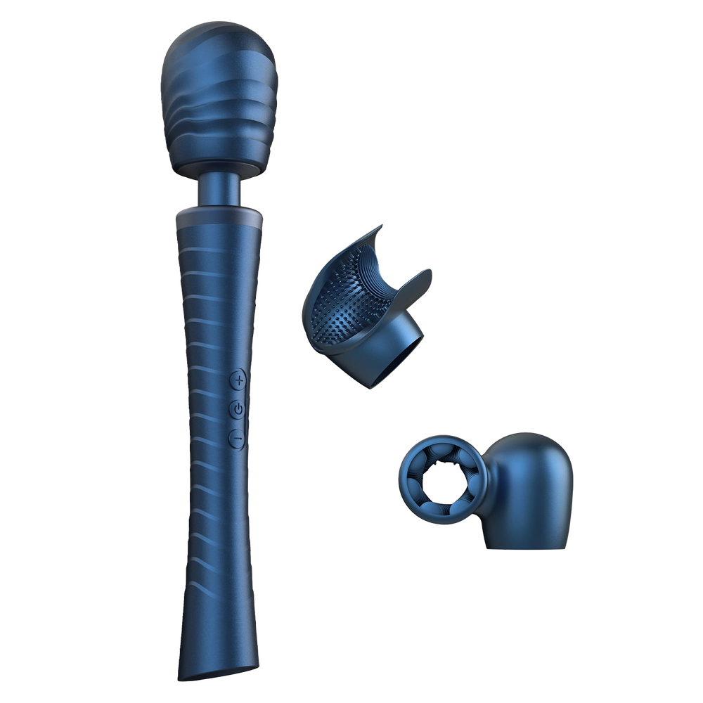 MANWAN - Man.Wand Edgy - Zauberstab-Vibrator - Stellar Blue