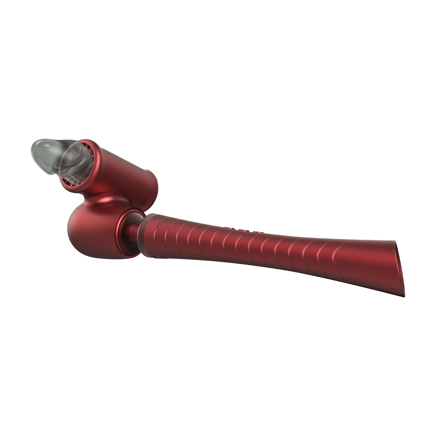 6: MANWAN - Man.Wand Edgy - Zauberstab-Vibrator - Red Velvet