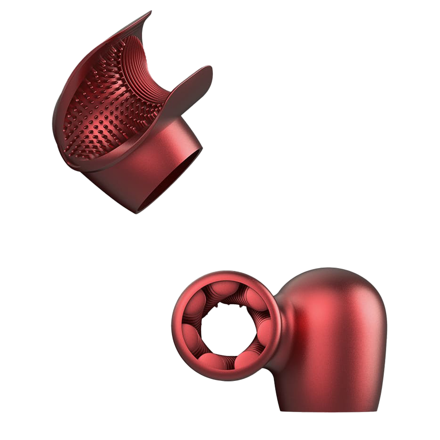 7: MANWAN - Man.Wand Edgy - Zauberstab-Vibrator - Red Velvet