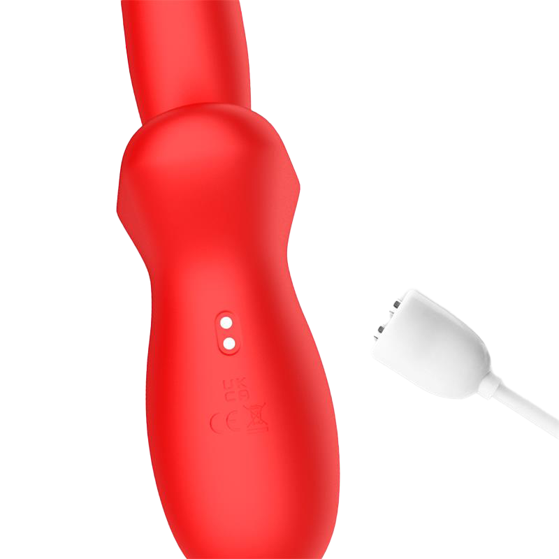IY - Vyron - Stoß- und Beißvibrator - Rot