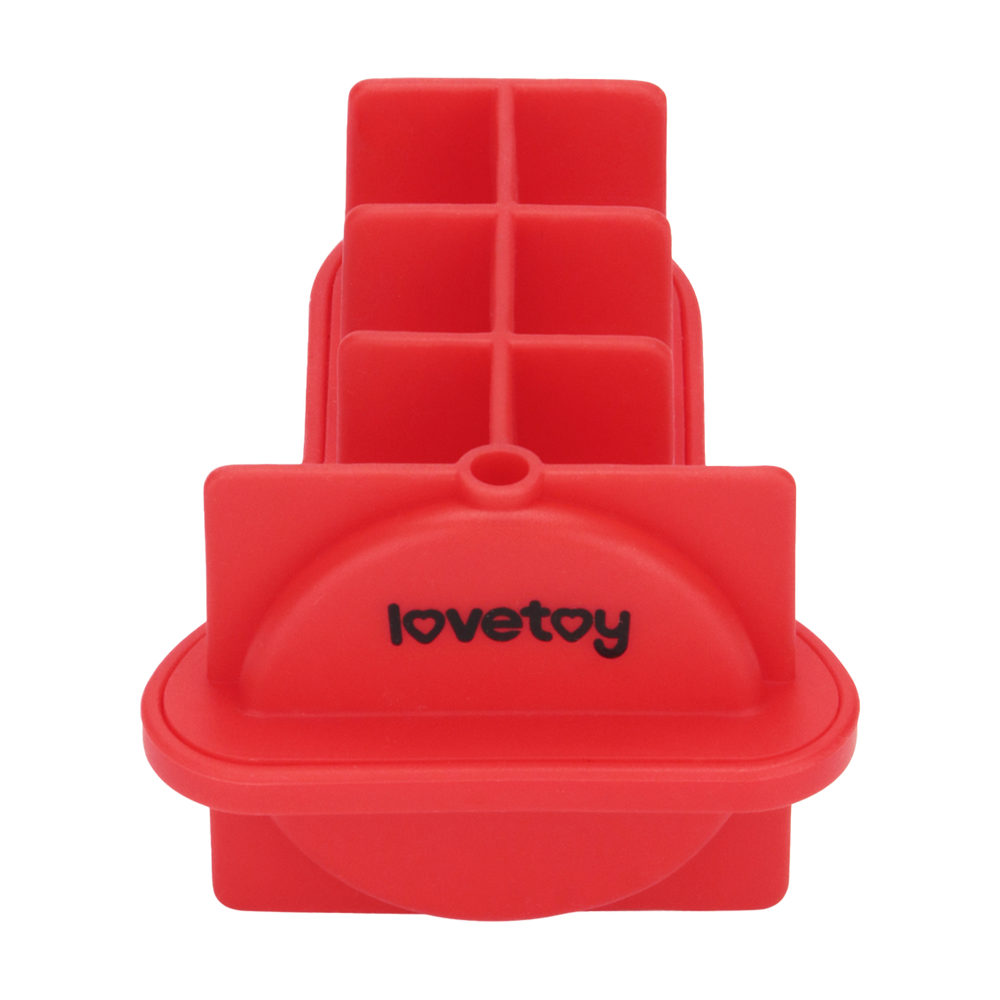 LoveToy - Mace Silikon-Eiswürfelform - Mini-Penis - Rot