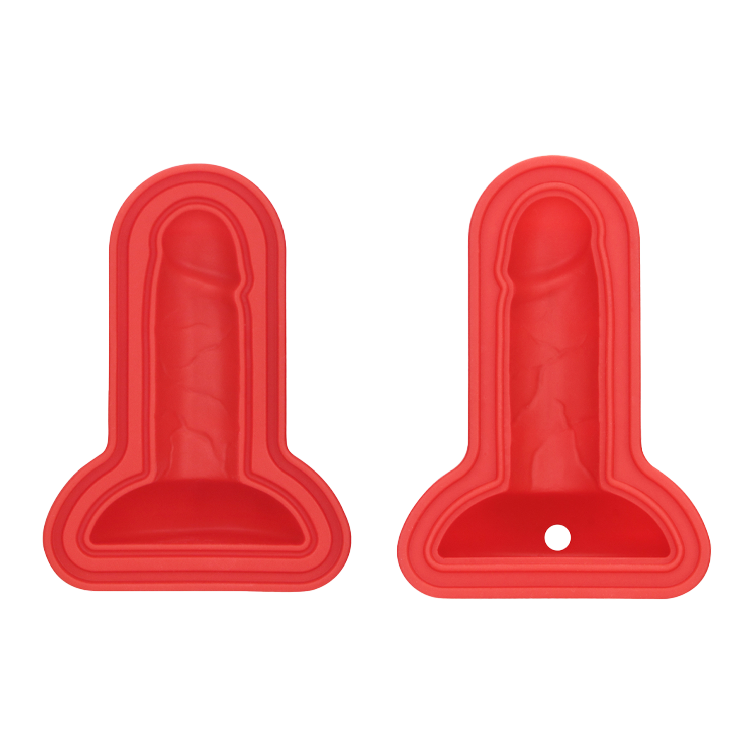 LoveToy - Mace Silikon-Eiswürfelform - Mini-Penis - Rot