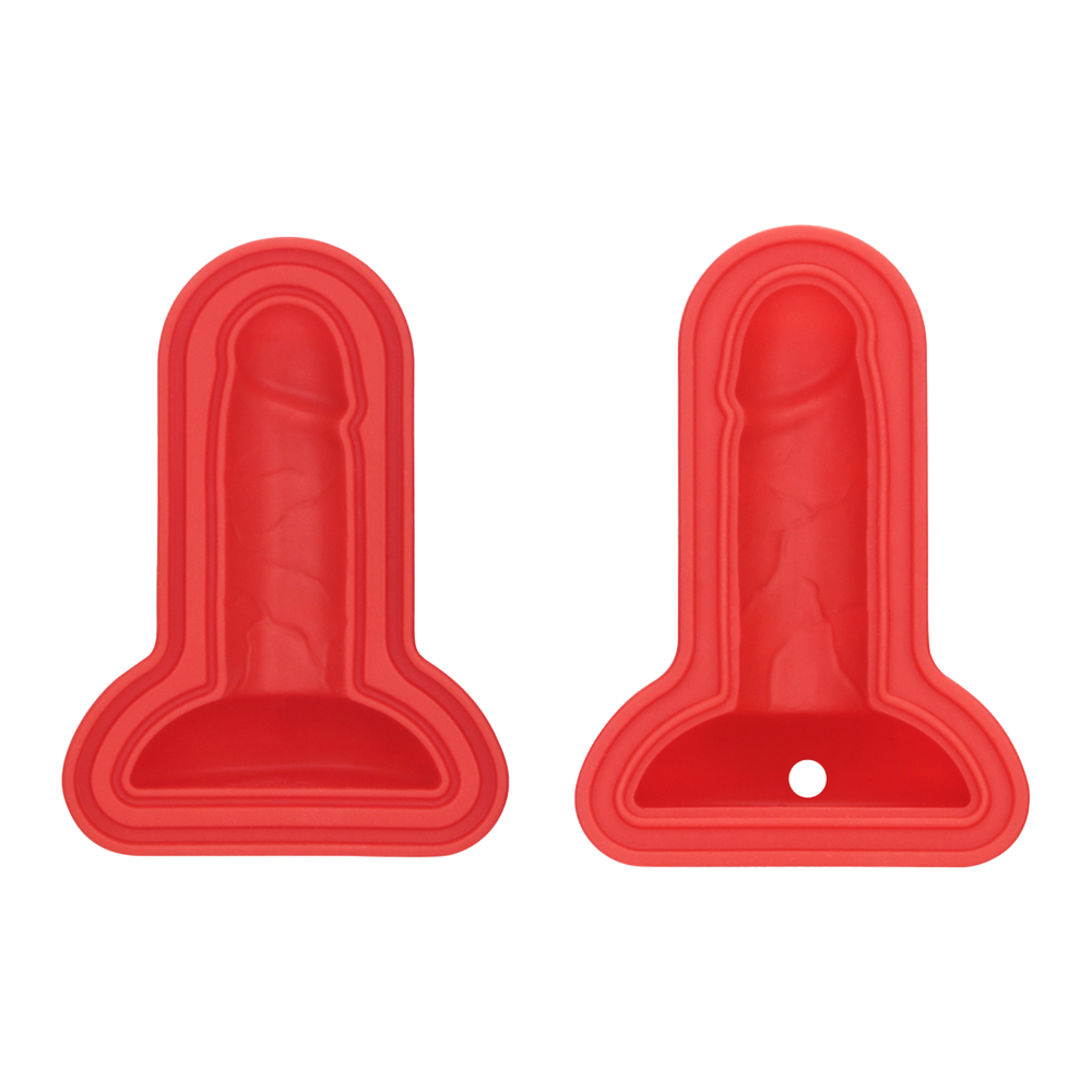 LoveToy - Mace Silikon-Eiswürfelform - Mini-Penis - Rot
