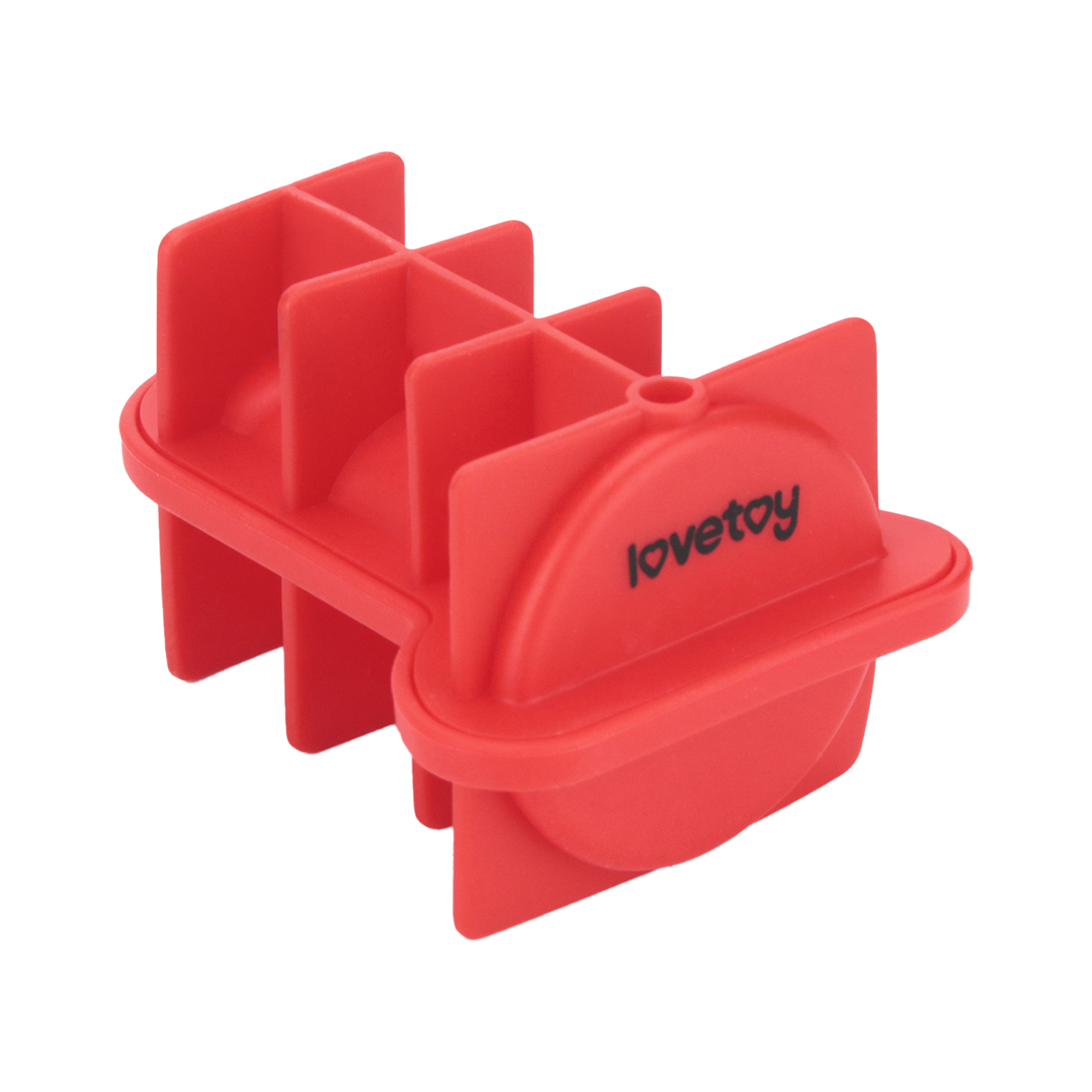 LoveToy - Mace Silikon-Eiswürfelform - Mini-Penis - Rot