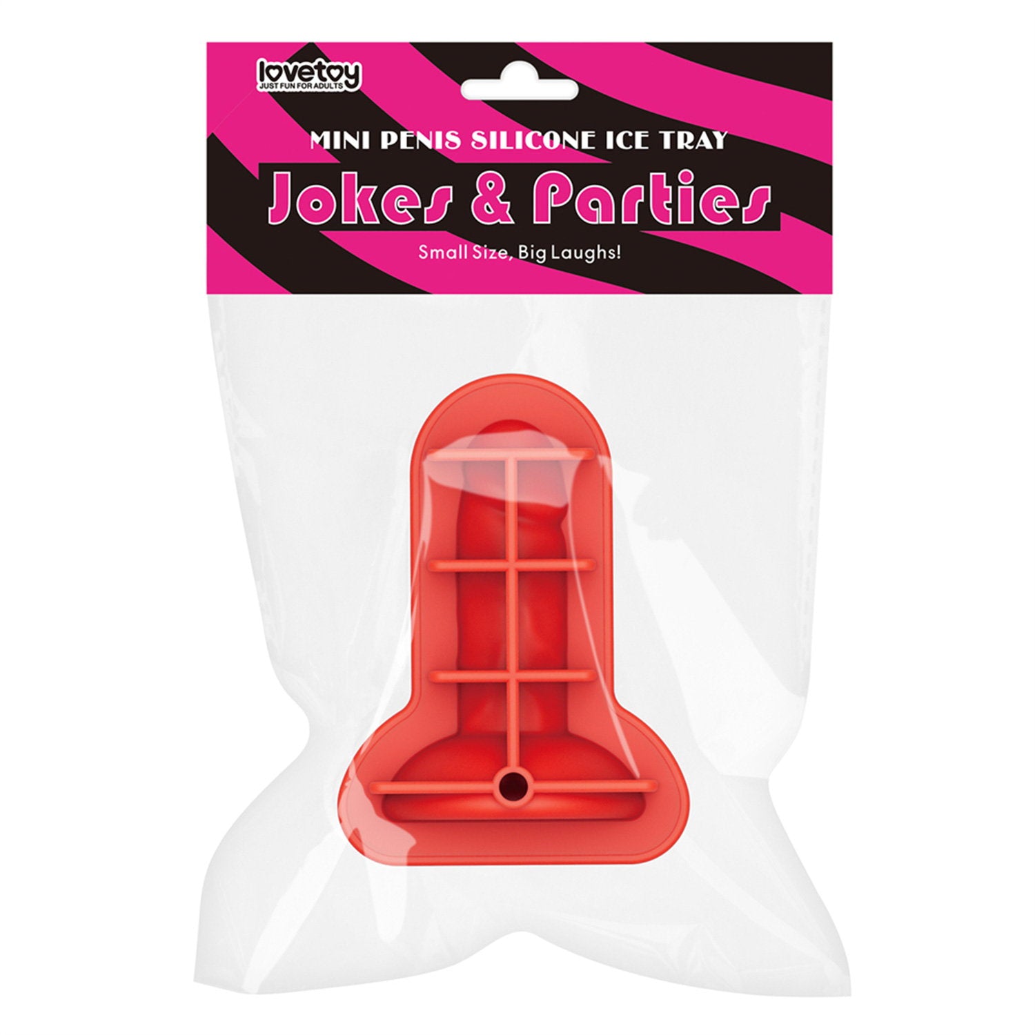 LoveToy - Mace Silikon-Eiswürfelform - Mini-Penis - Rot