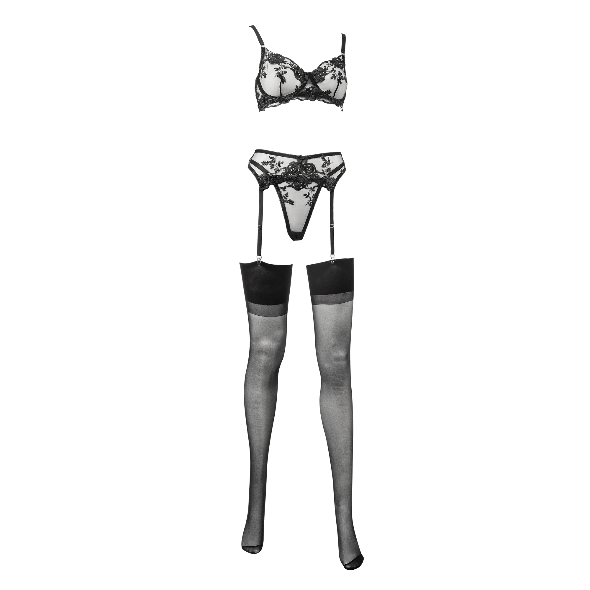 5: Amorable by Rimba – Sexy Dessous-Set – Schwarz