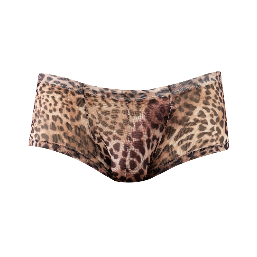 Amorable by Rimba – Transparente Leoparden-Shorts