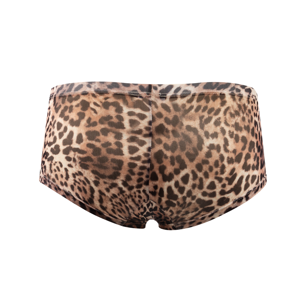 Amorable by Rimba – Transparente Leoparden-Shorts