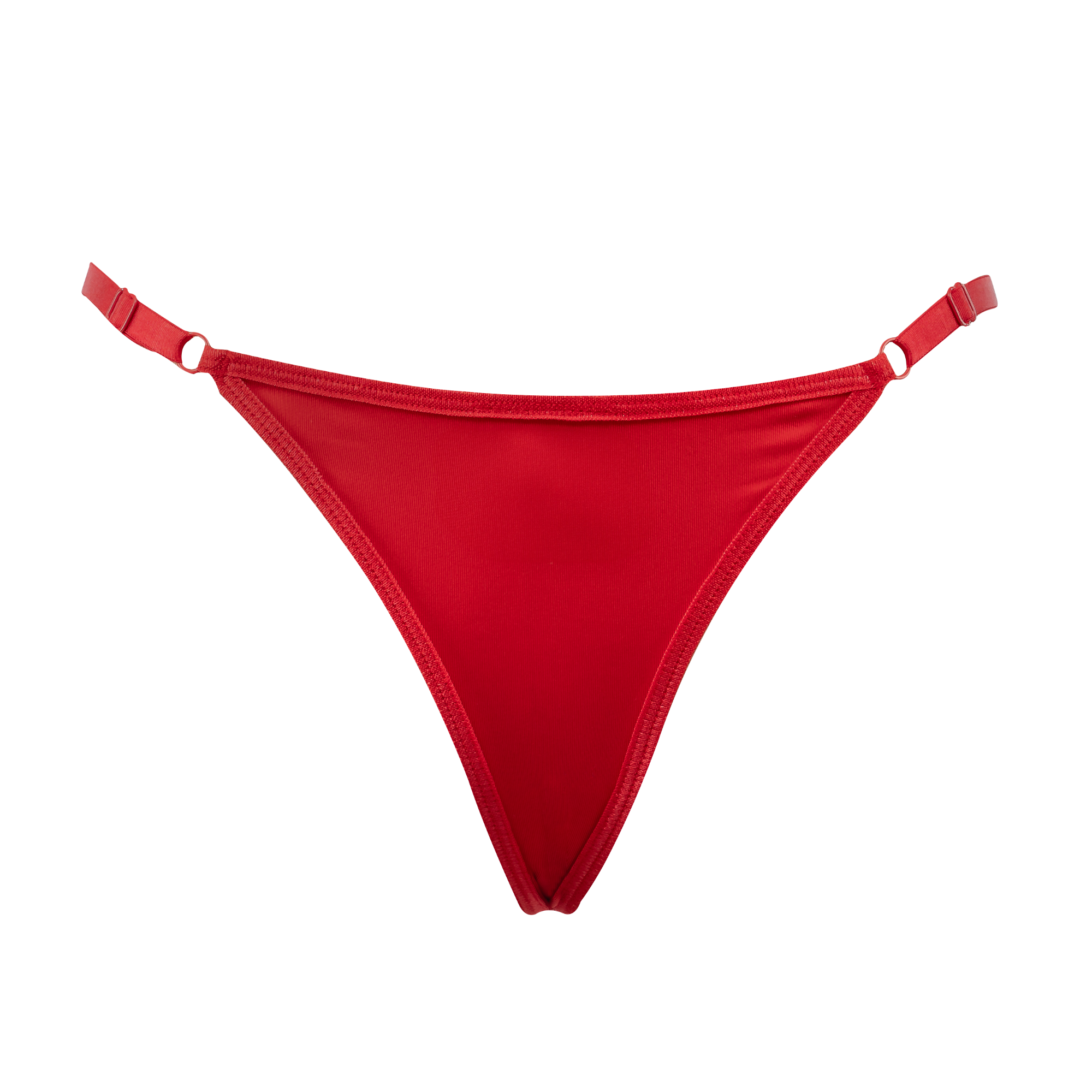5: Amorable by Rimba – String mit Strasssteinen – Einheitsgröße – Rot