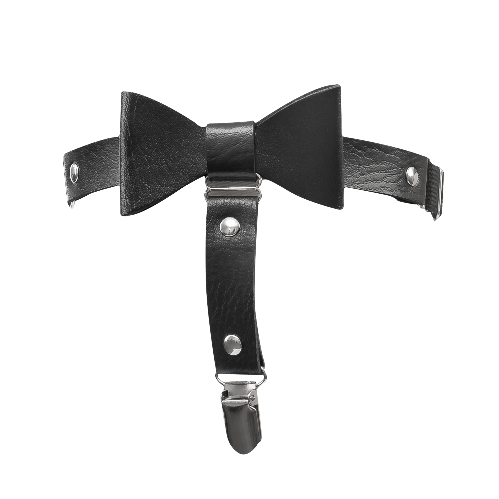 6: Amorable by Rimba – Strumpfhalter-Set – Einheitsgröße – Schwarz, Silber