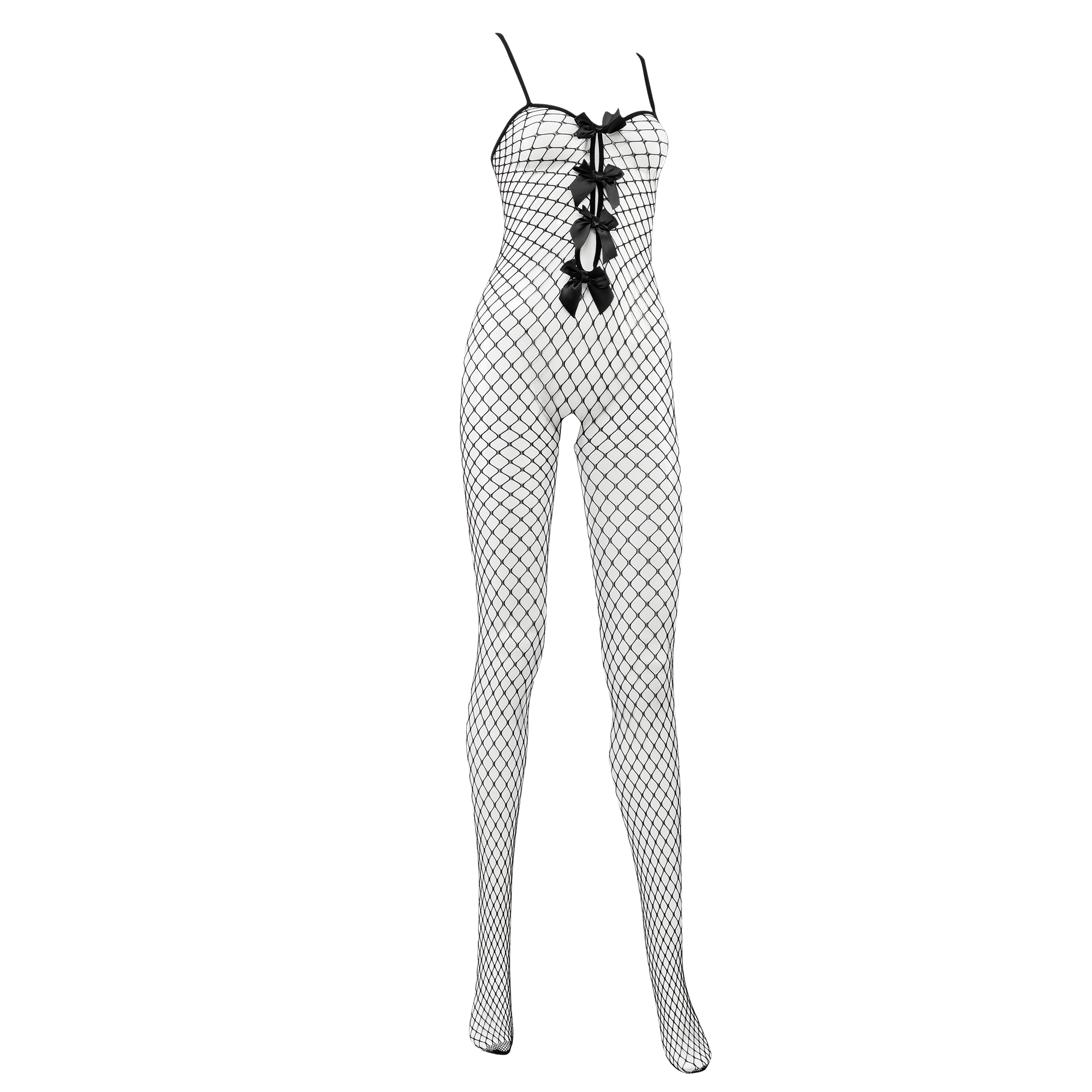 5: Amorable by Rimba – Offener Catsuit – Einheitsgröße – Schwarz