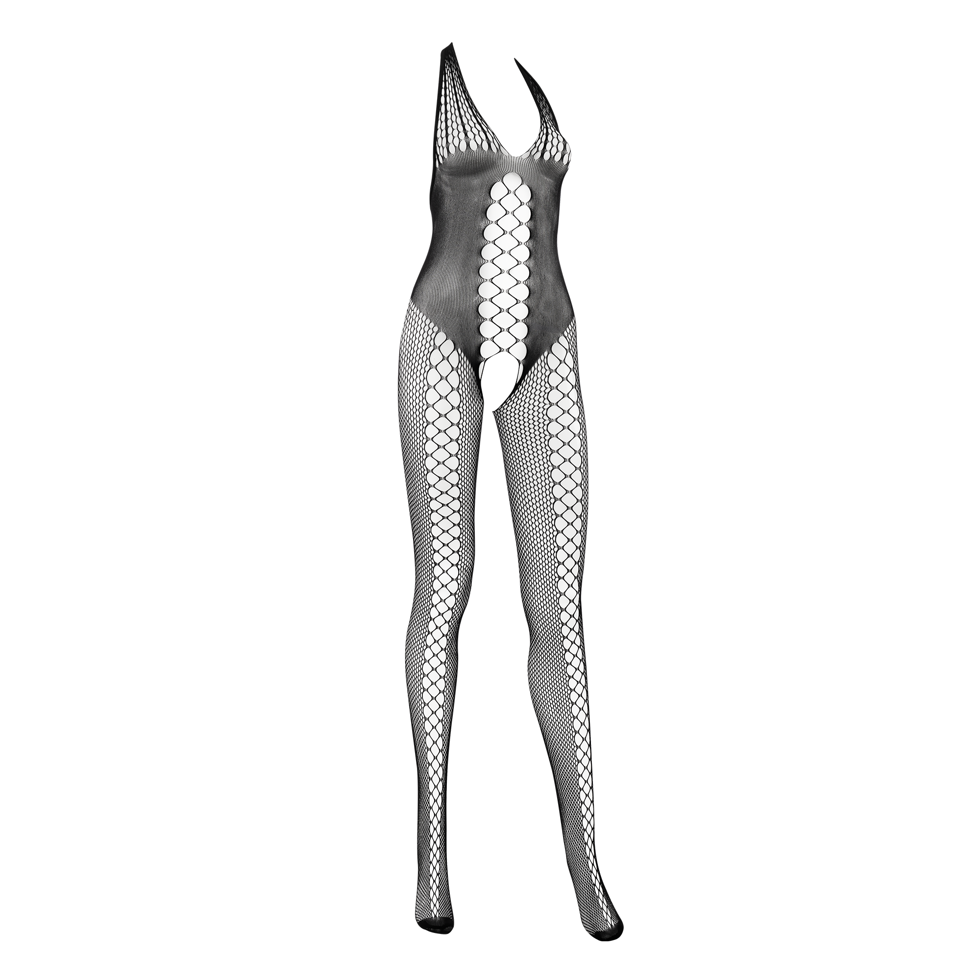 5: Amorable by Rimba – Offener Catsuit – Einheitsgröße – Schwarz