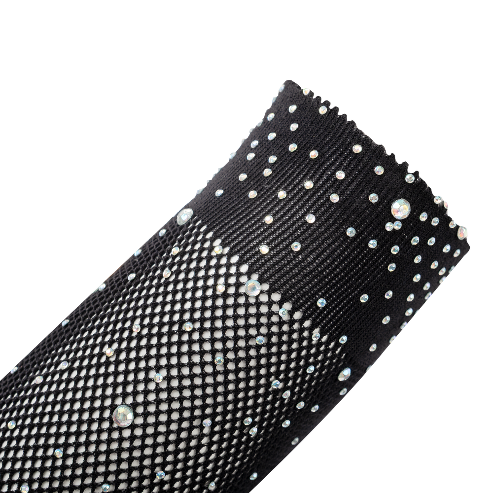 14: Amorable by Rimba – Sexy Netz-Set mit Strasssteinen – Schwarz