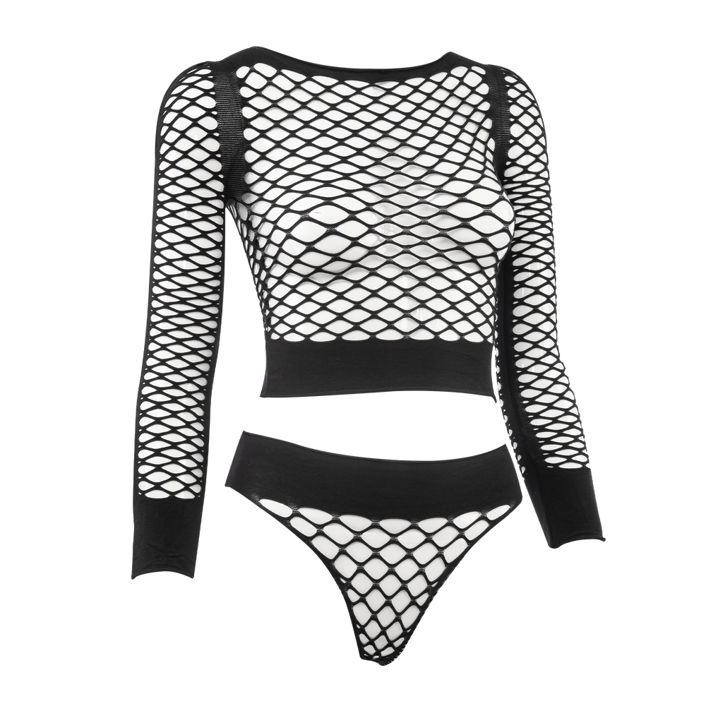 5: Amorable by Rimba – Sexy Netz-Set – Schwarz