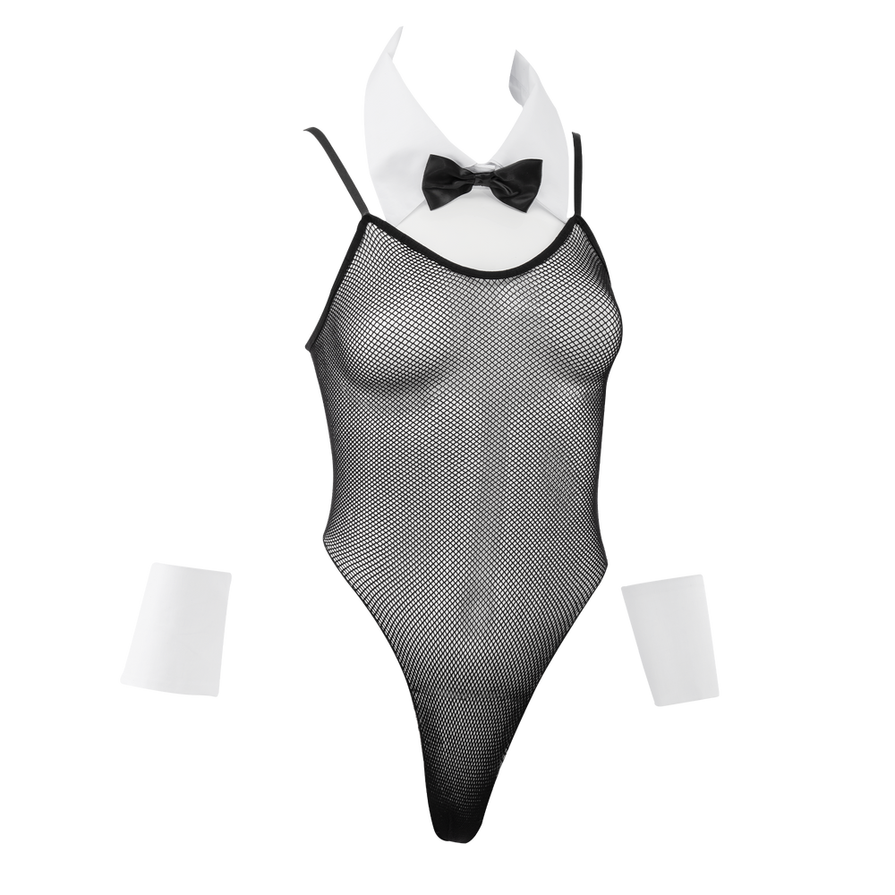 4: Amorable by Rimba – Kellnerinnen-Outfit – Einheitsgröße – Schwarz, Weiß