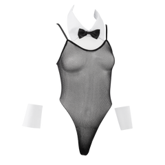 Amorable by Rimba – Kellnerinnen-Outfit – Einheitsgröße – Schwarz, Weiß