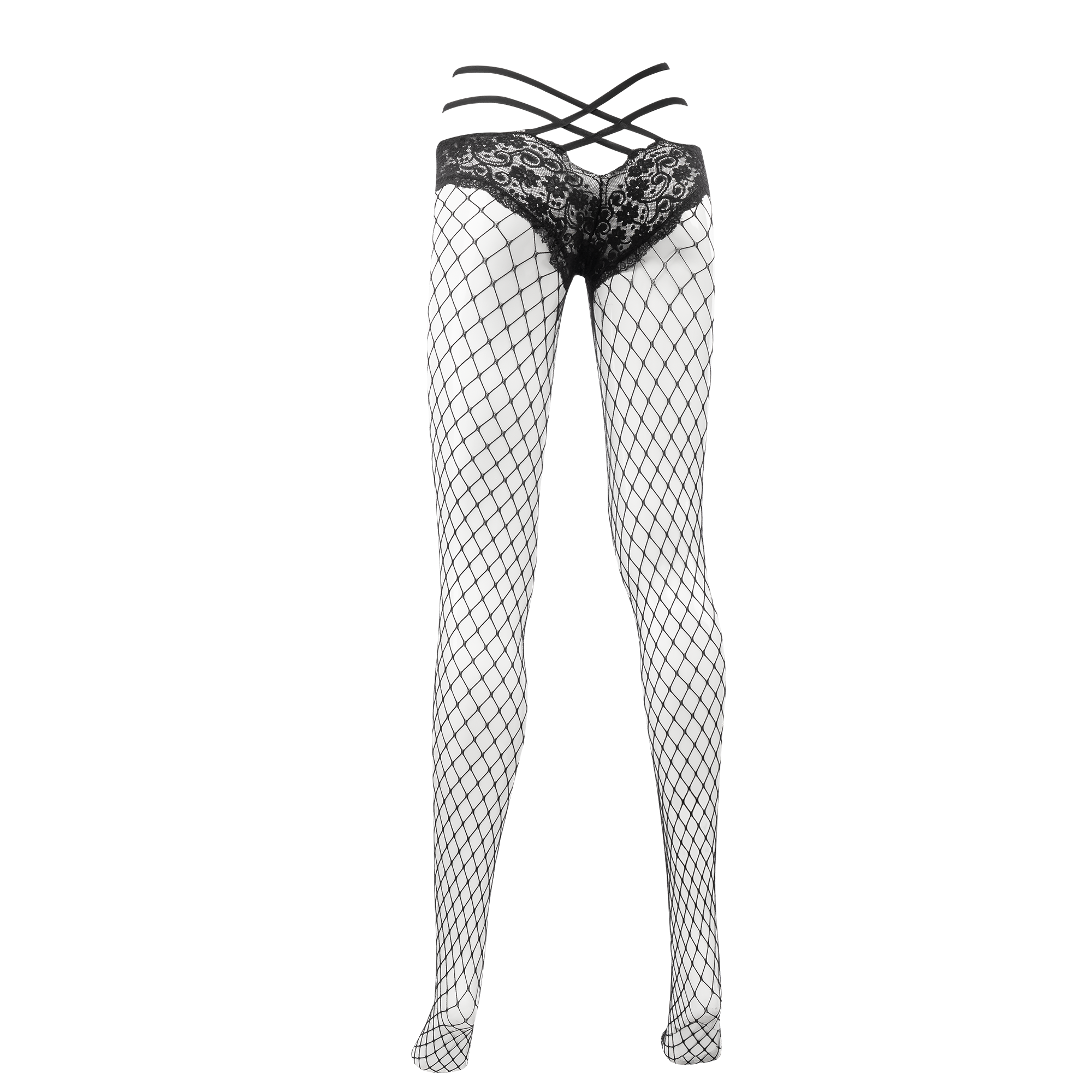 Amorable by Rimba – Netzstrumpfhose – Einheitsgröße – Schwarz