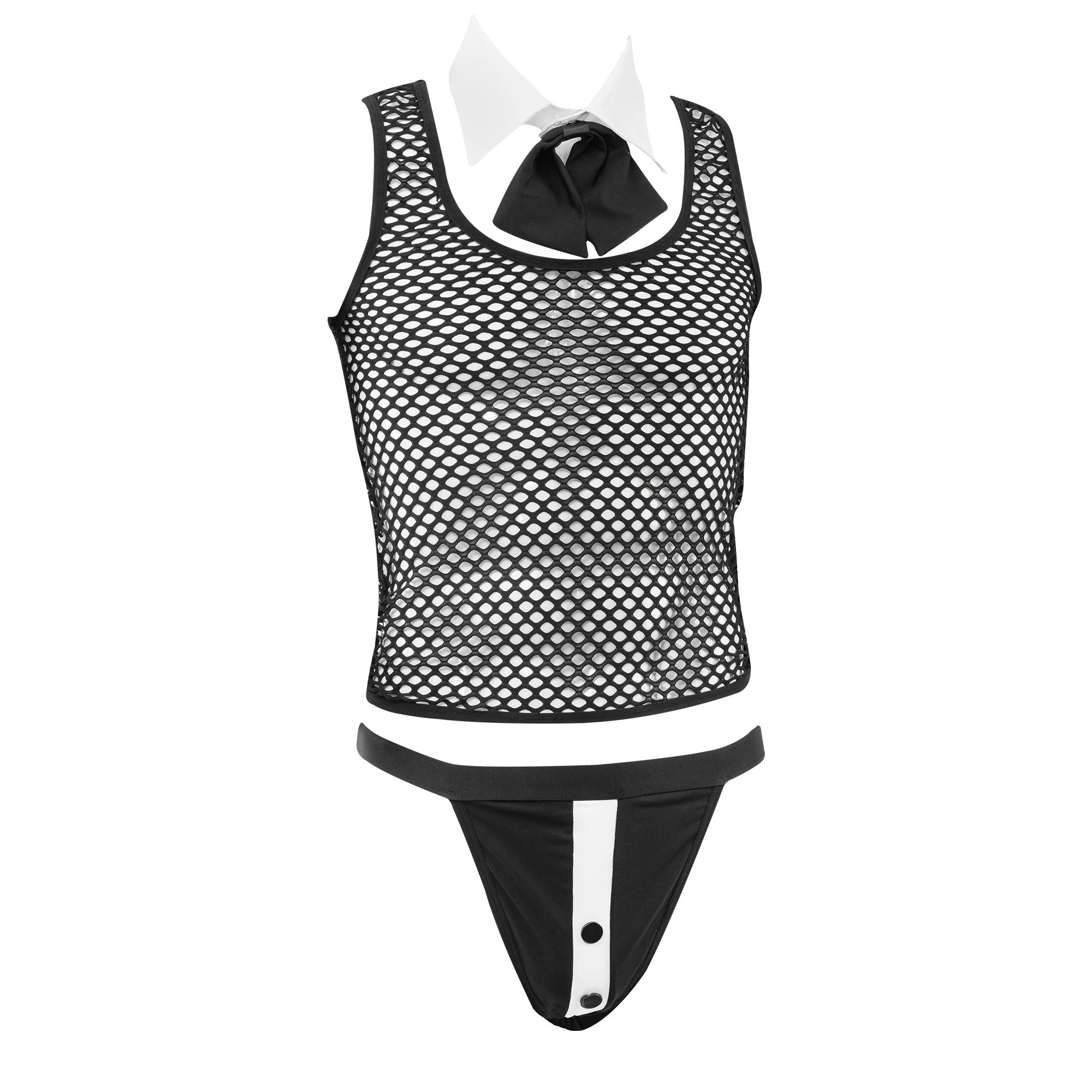 Amorable by Rimba – Sexy Gigolo-Set – Schwarz, Weiß