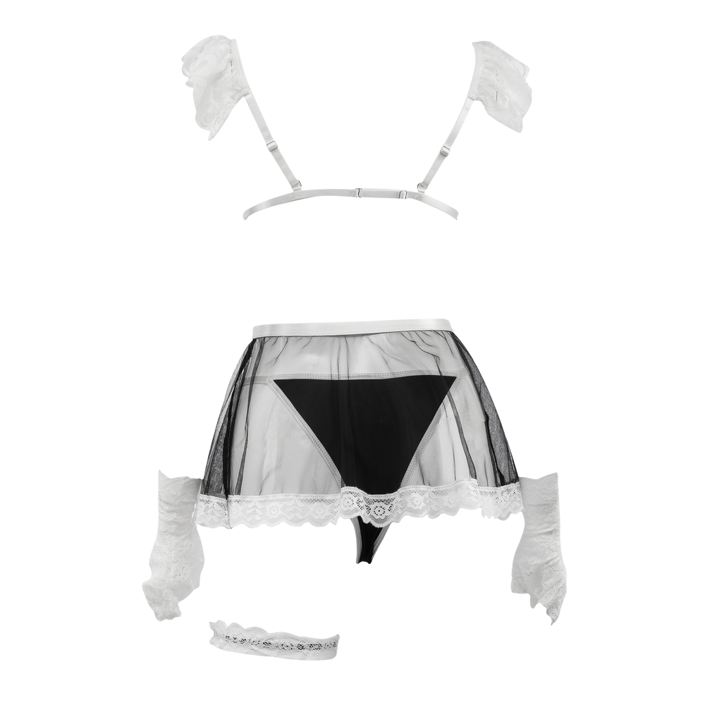 Amorable by Rimba – Dienstmädchenuniform – Schwarz, Weiß