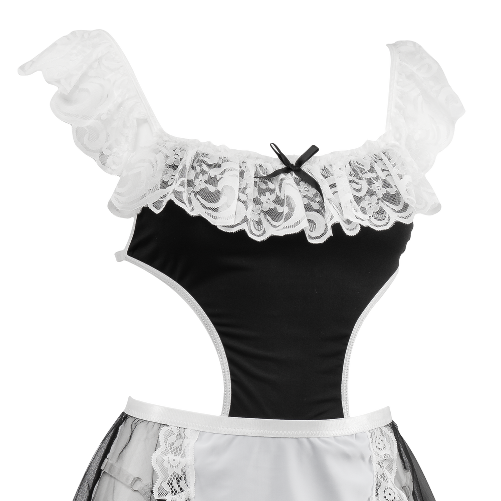 Amorable by Rimba – Dienstmädchenuniform – Schwarz, Weiß