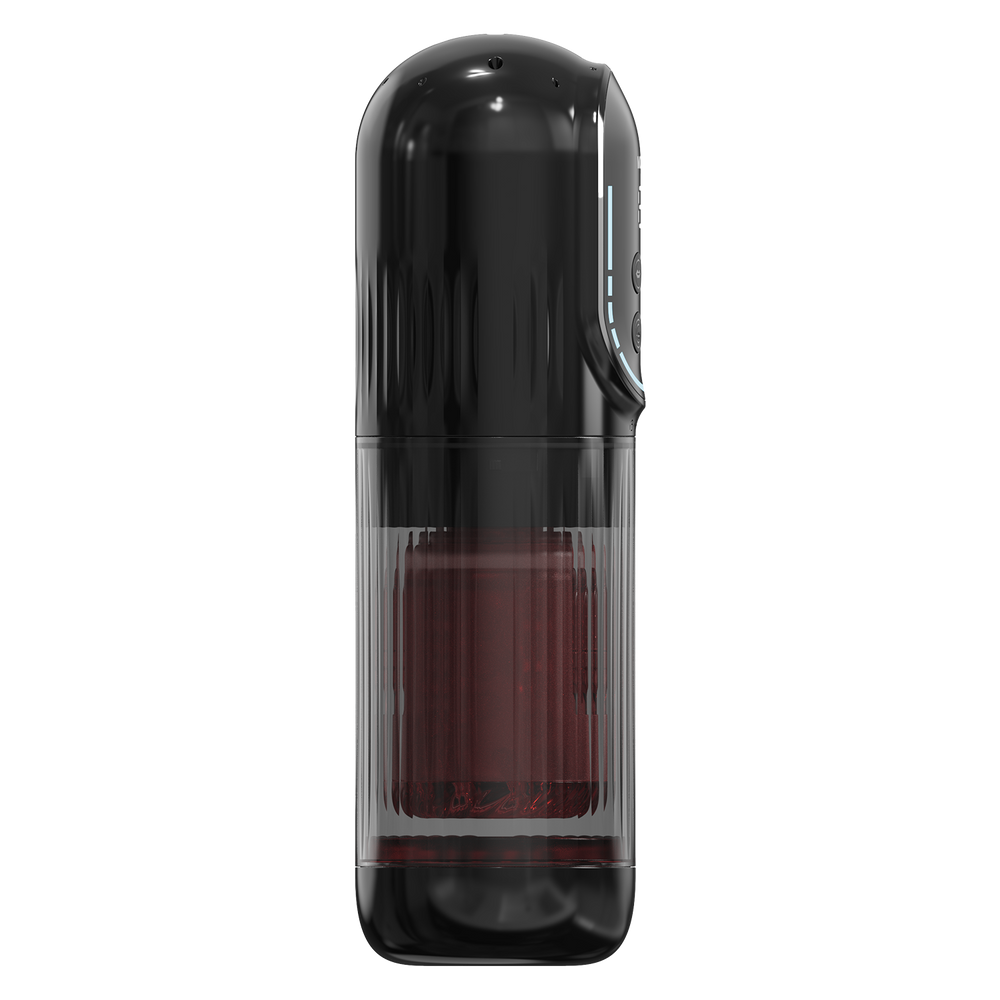 5: Rimba Toys – Orgastobator 07 Masturbator für Männer – Schwarz, Transparent & Rot