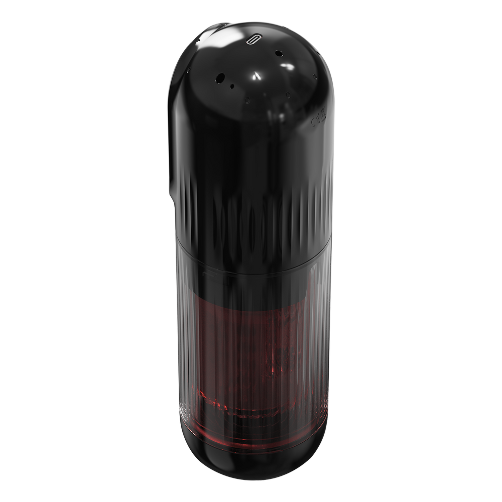 7: Rimba Toys – Orgastobator 07 Masturbator für Männer – Schwarz, Transparent & Rot