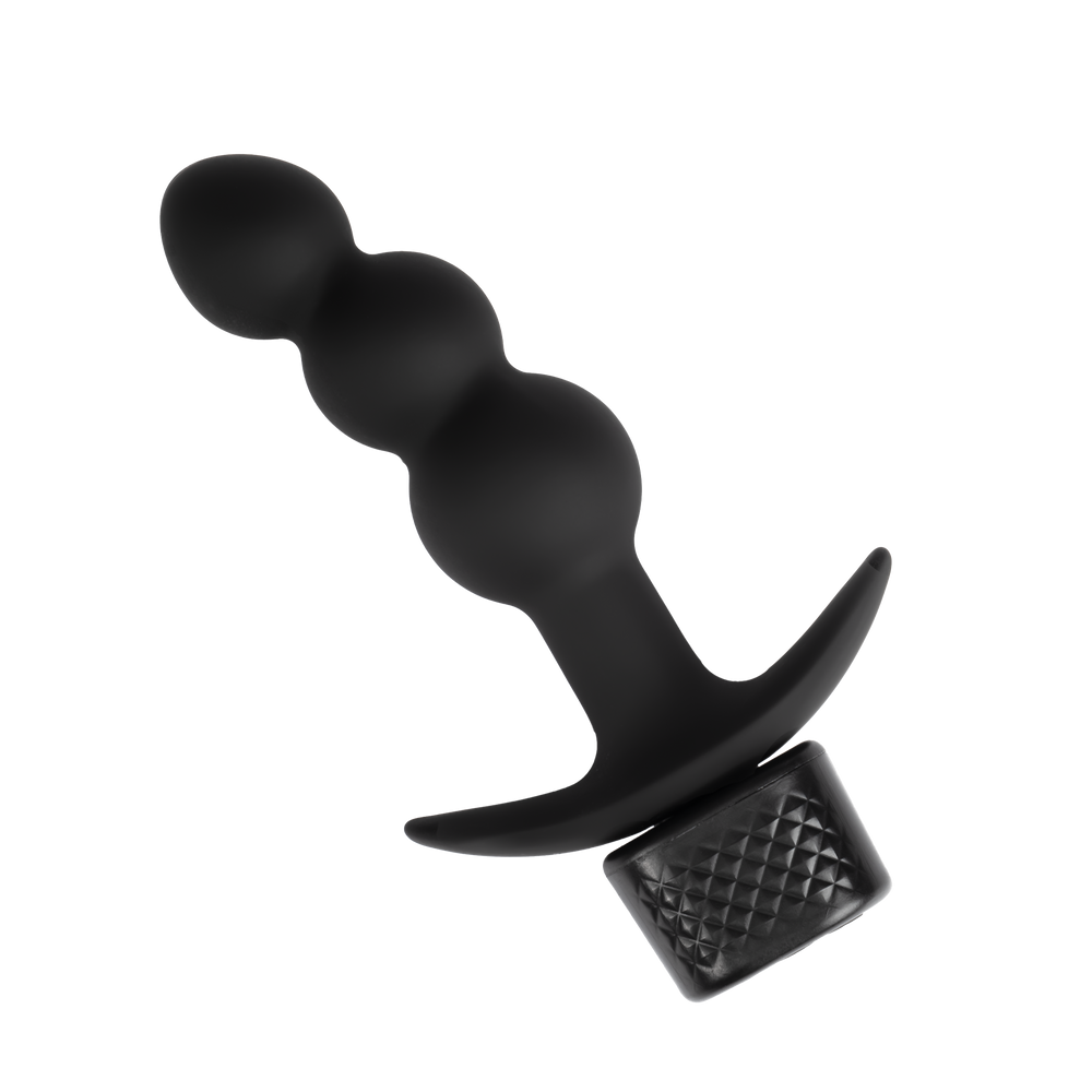 Rimba Electro Play – E-Stim Beads – Bipolar – Schwarz
