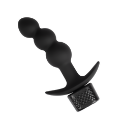 Rimba Electro Play – E-Stim Beads – Bipolar – Schwarz