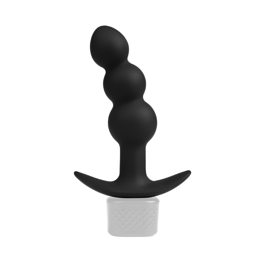 Rimba Electro Play – E-Stim Beads – Bipolar – Schwarz