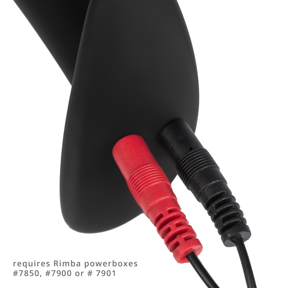 Rimba Electro Play – E-Stim Beads – Bipolar – Schwarz