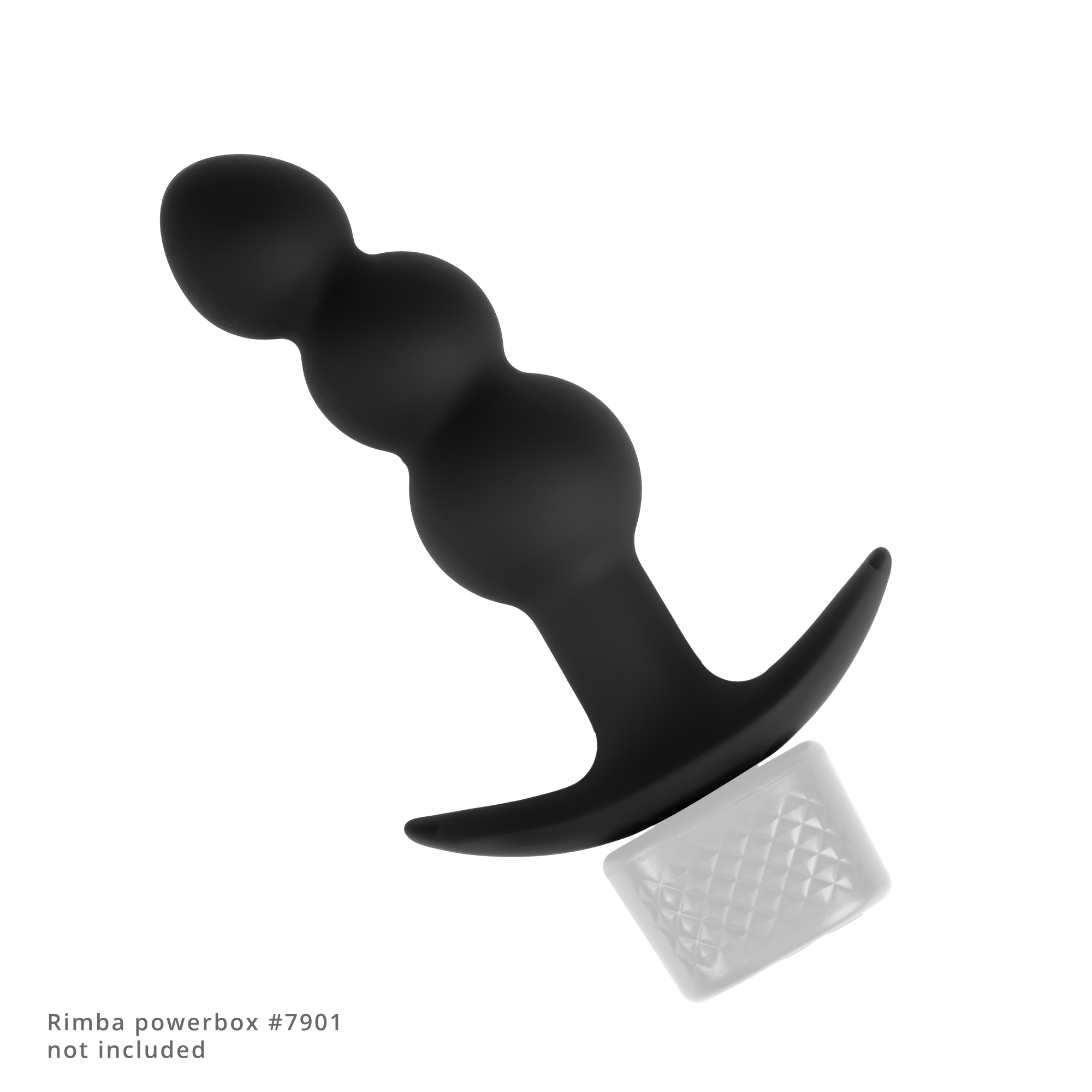 Rimba Electro Play – E-Stim Beads – Bipolar – Schwarz