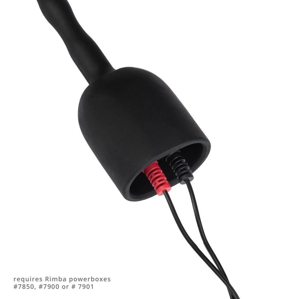 8: Rimba Electro Play – E-Stim Harnröhrendilatator – bipolar – Large – schwarz