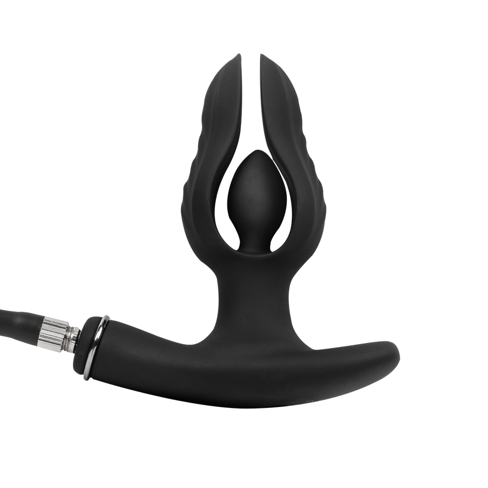 6: Rimba Electro Play – E-Stim Analplug mit Pumpe – bipolar – schwarz
