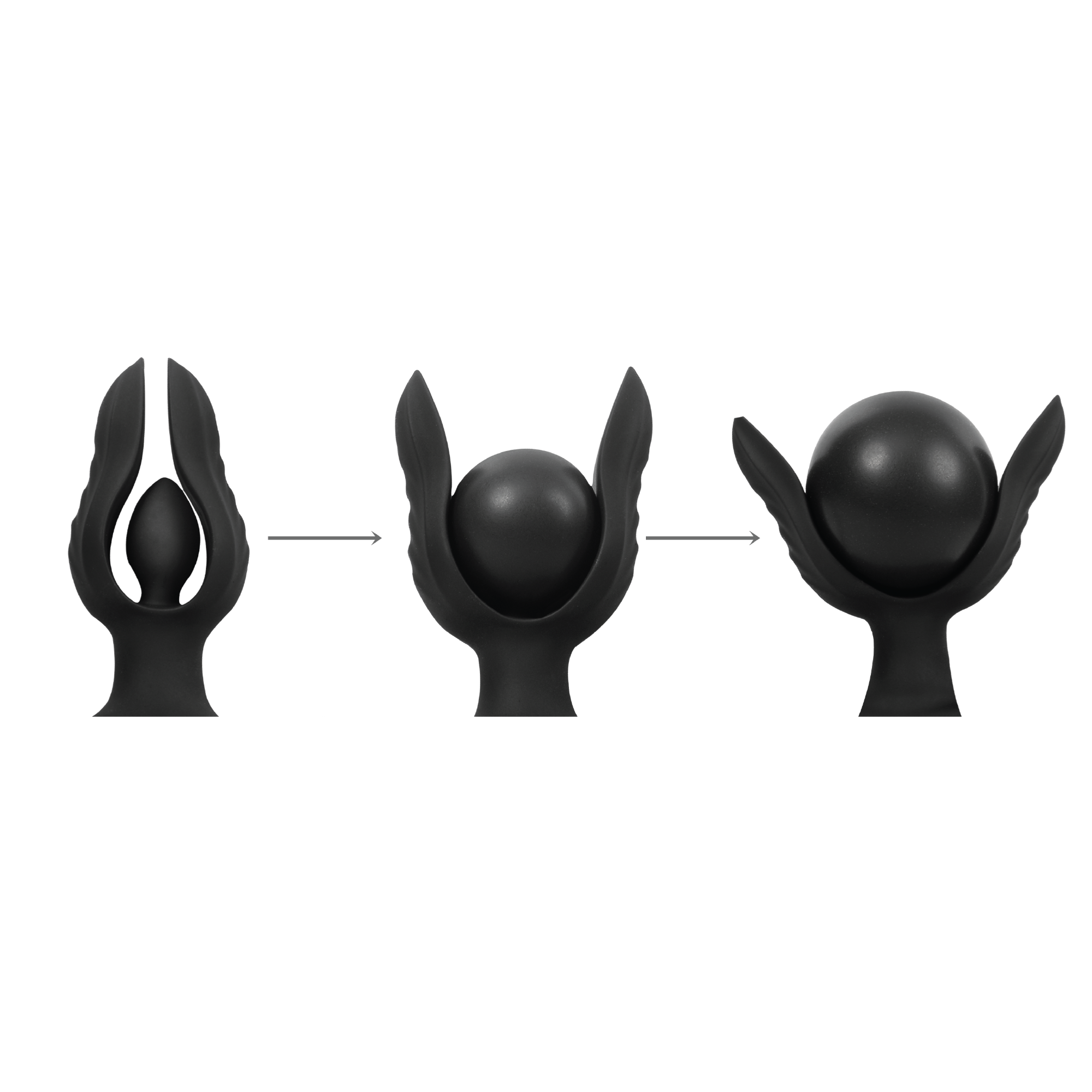 9: Rimba Electro Play – E-Stim Analplug mit Pumpe – bipolar – schwarz