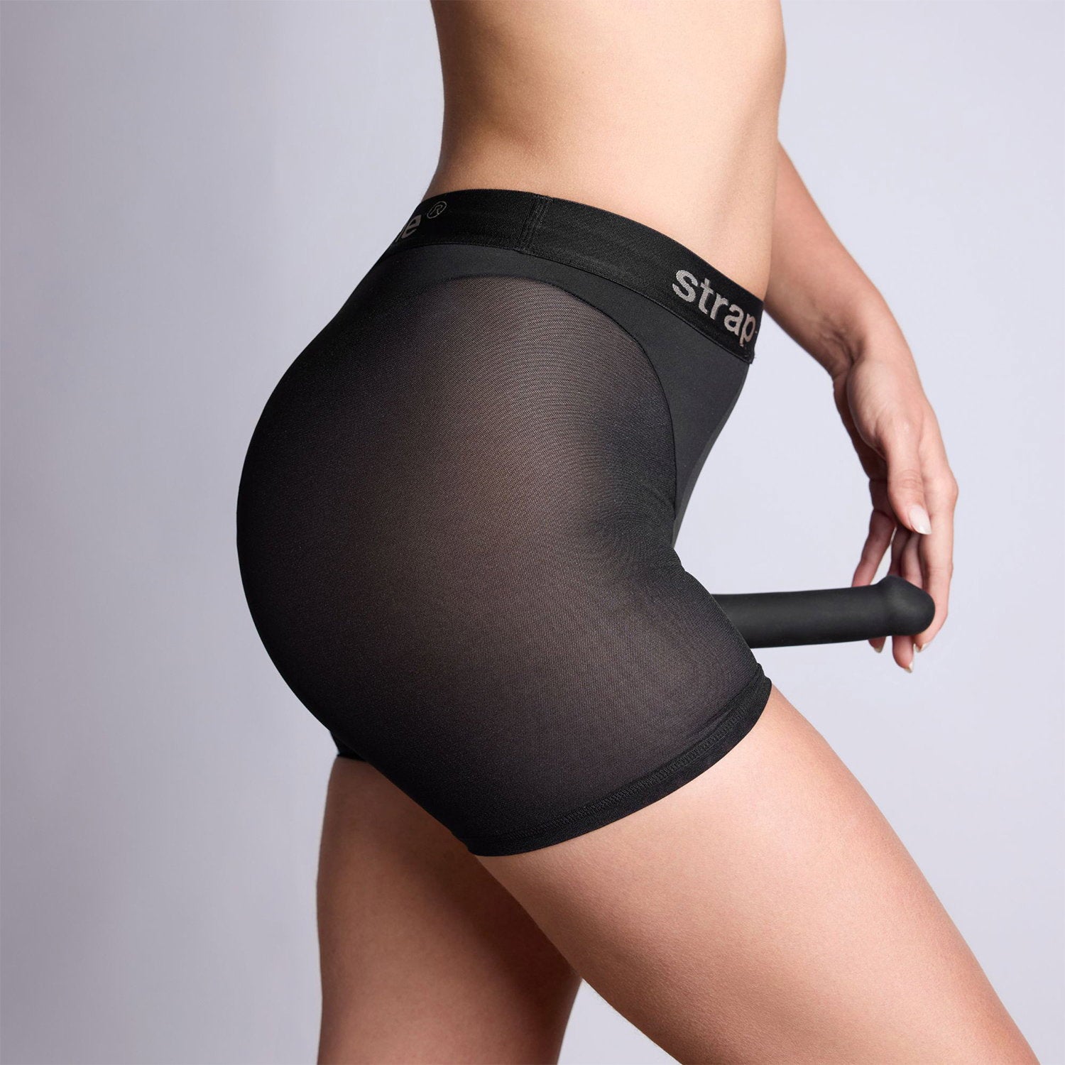 8: Strap-On-Me - Halo - Harness-Dessous - Schwarz