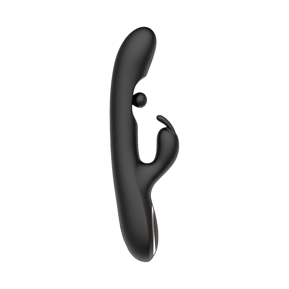 5: IY – Patty – Rabbit-Vibrator mit rotierender Kugel – Schwarz