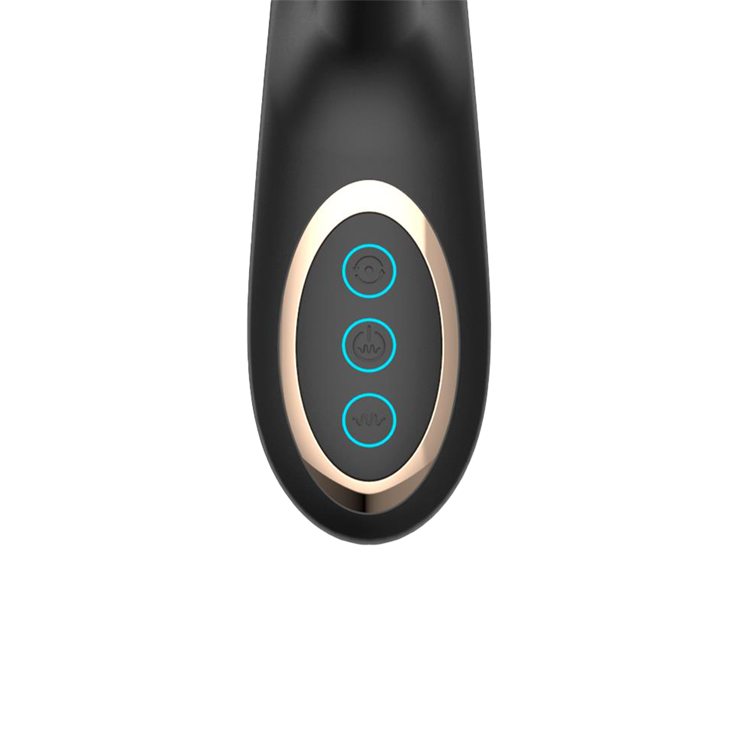 IY – Patty – Rabbit-Vibrator mit rotierender Kugel – Schwarz