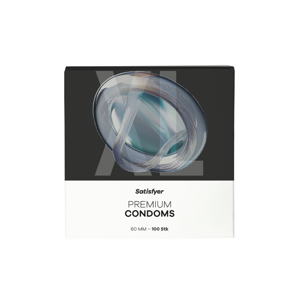 2: Satisfyer – Kondome – Größe 60 (XL) – 100 Stück
