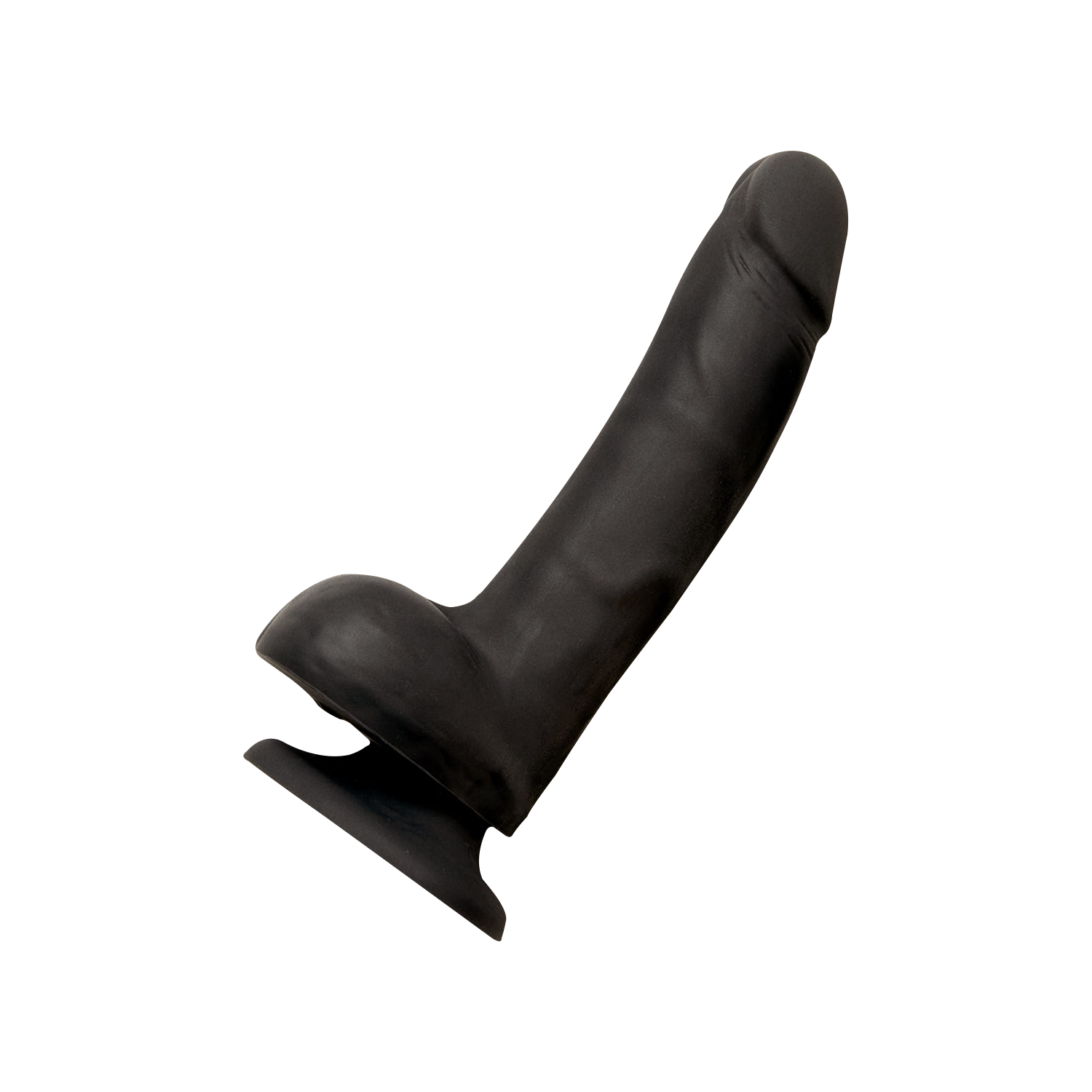 Strap-On-Me – Rotierender und vibrierender realistischer Dildo – Größe L – Schwarz