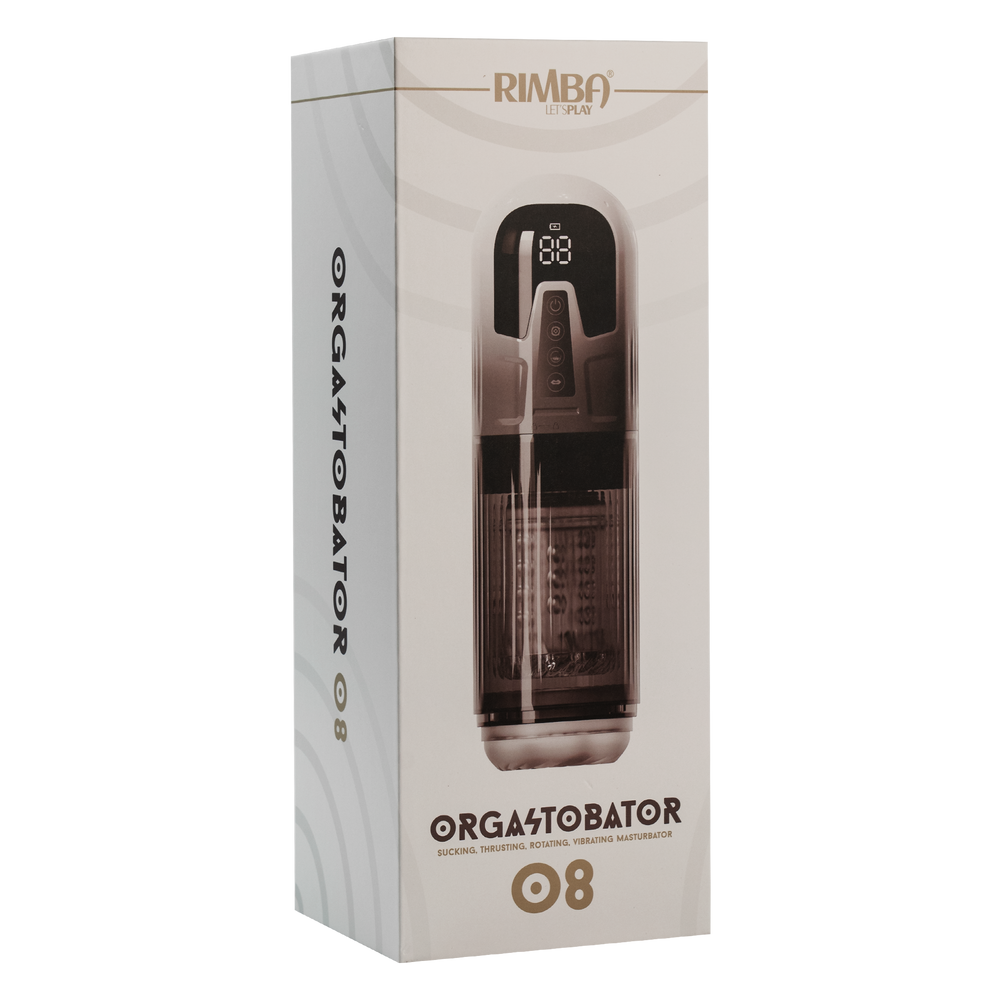 9: Rimba Toys – Orgastobator 08 Masturbator für Männer – Schwarz & Transparent