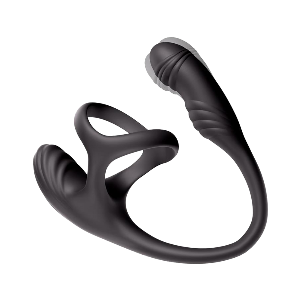 2: IY - Kamber - Wavender, vibrierender Analplug und Cockring mit Fernbedienung - Schwarz