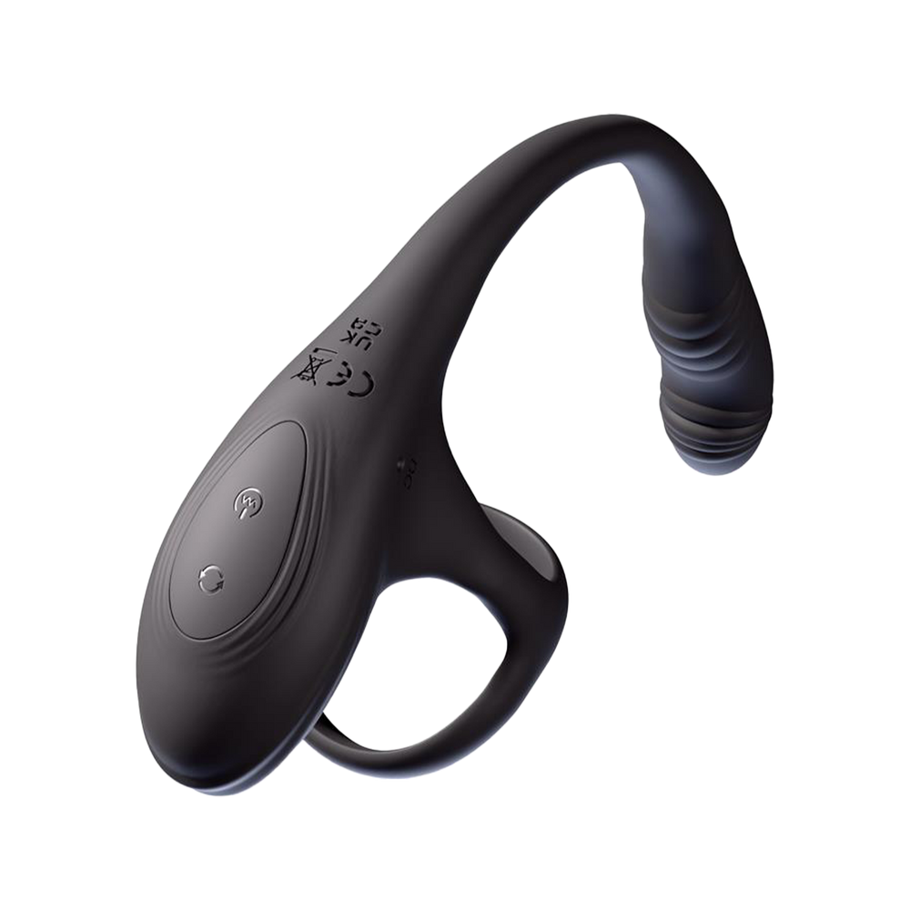 4: IY - Kamber - Wavender, vibrierender Analplug und Cockring mit Fernbedienung - Schwarz