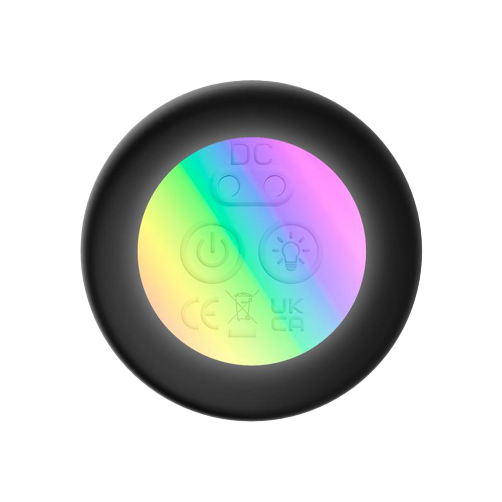 4: IY – Krax – Butt Plug mit Vibration, Stoßfunktion, LED-Licht und Fernbedienung – Schwarz